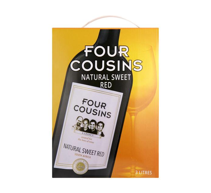 Four Cousins Natural Sweet Red (1 x 3L) - Hoodmarket