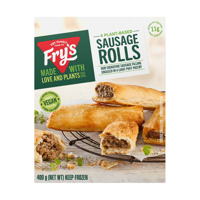 Fry's Vegetarian Sausage Rolls 400g