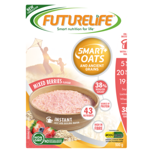 Futurelife Smart Oats Mixed Berries Flavoured Instant Oats 500g