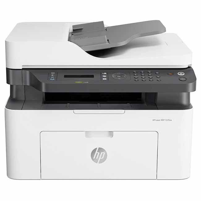 Hp Mfp 137fnw Mono Laser Printer (4zb84a)