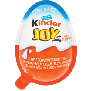 Kinder Joy Egg Chocolate For Boys
