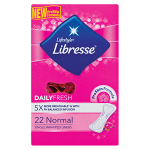 Libresse Single Wrapped Pantyliners 22 Pack