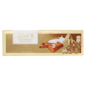 Lindt Swiss Premium Milk Chocolate Slab 300g