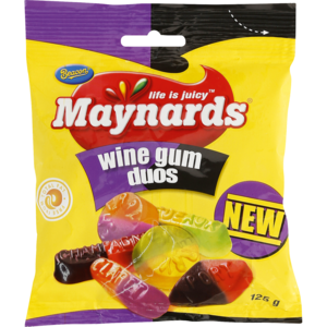 Maynards Wine Gum Duos 125g