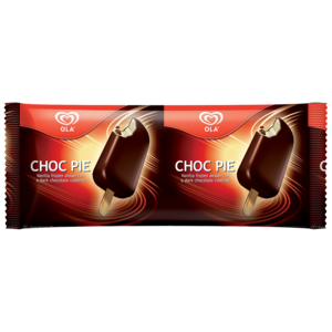 Ola Choc Pie Vanilla Dark Chocolate Flavoured Ice Cream Stick 70ml