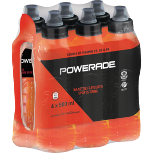 Powerade Naartjie Sports Drinks 6 x 500ml