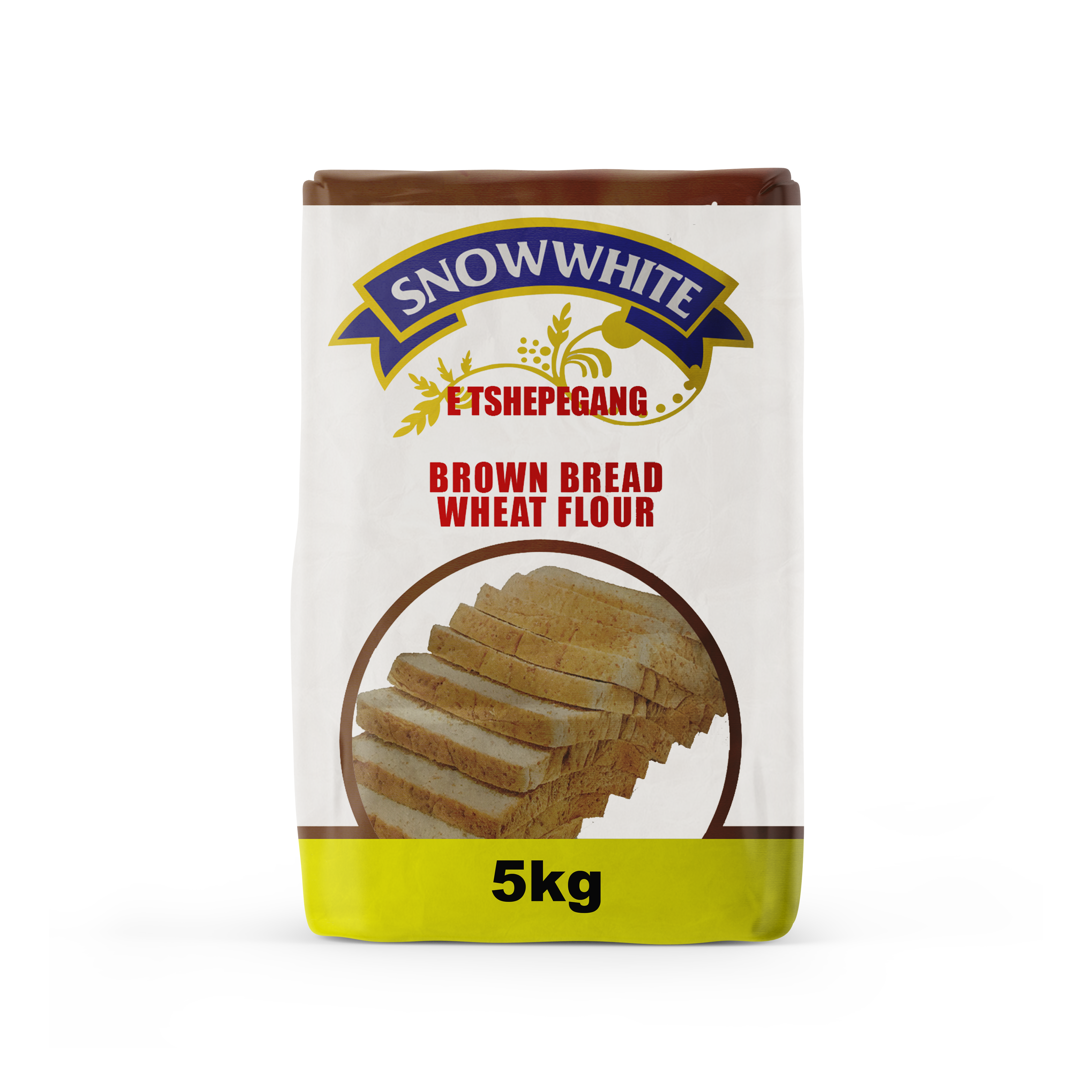 Snowwhite Flour Brown Bread 5 Kg