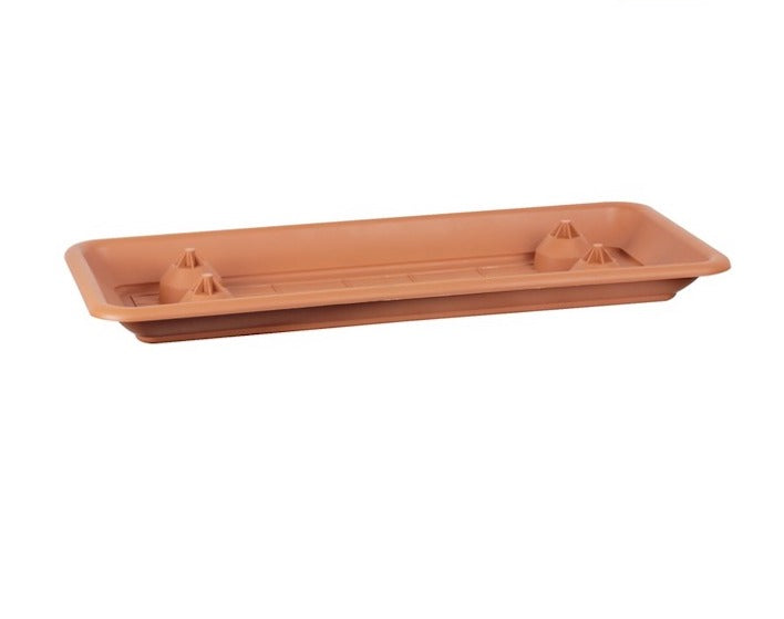 Sanscape Ducale Flower Box Saucer - Terracotta (800mm)
