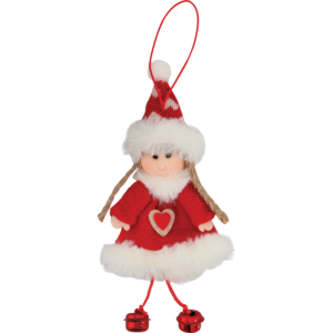 Santa's Choice Lady Santa Christmas Tree Decoration