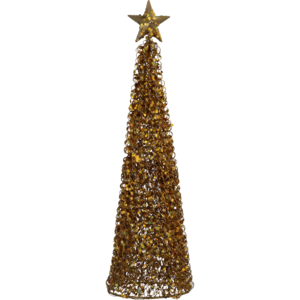 Santa's Choice Wire & Glitter Table Top Christmas Tree