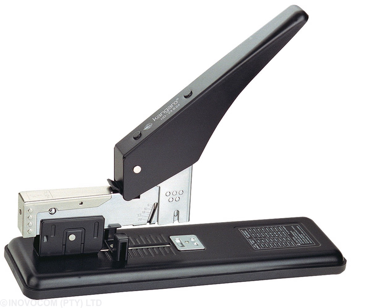 Kangaro HD23S24 Heavy Duty Stapler Black