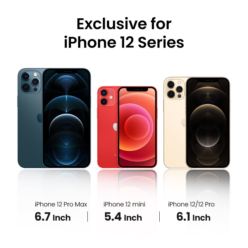 UGREEN 9D Phone Screen Protectors For iPhone 12 Pro Max Full Coverage