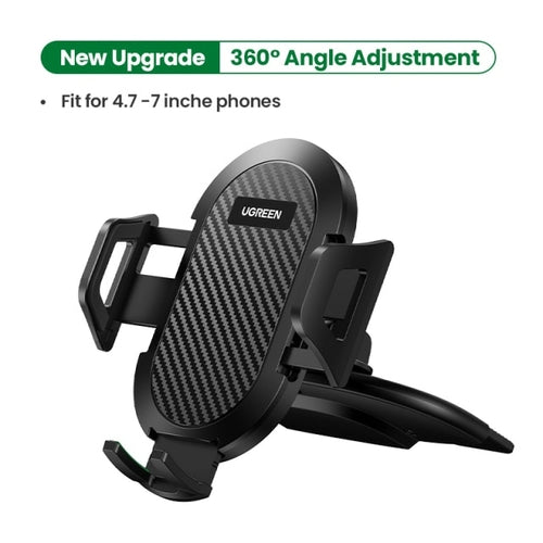 UGREEN Car Phone Holder Stand For Mobile Phone CD Slot Gravity Car