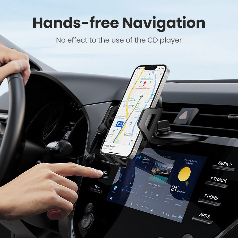 UGREEN Car Phone Holder Stand For Mobile Phone CD Slot Gravity Car