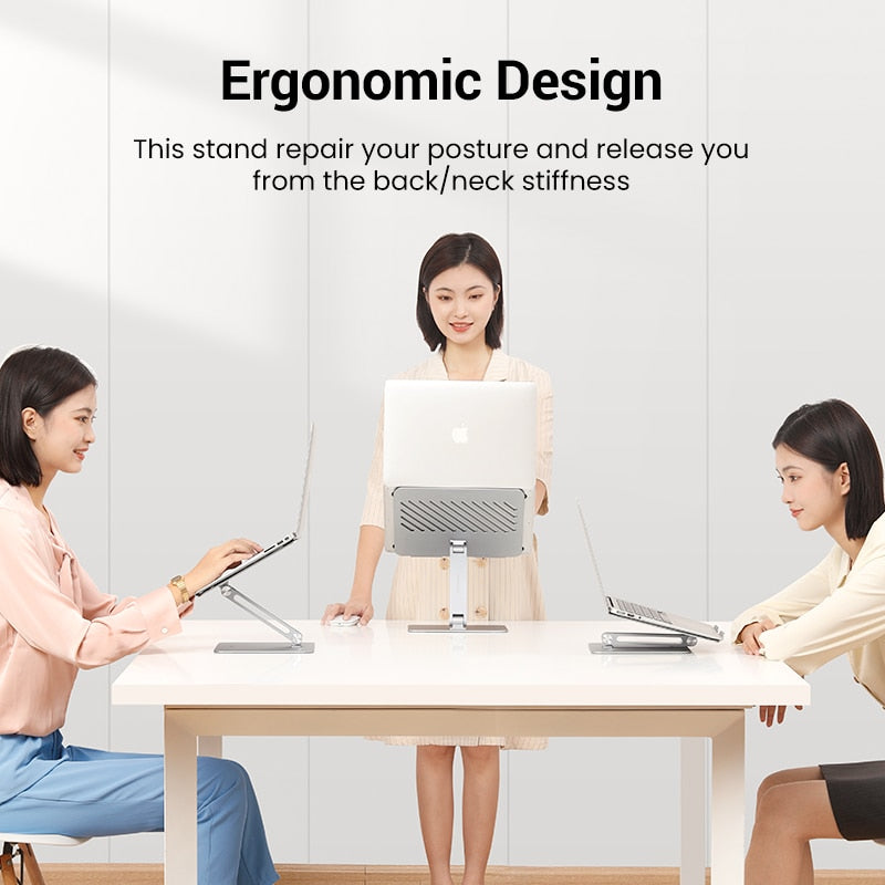 UGREEN Laptop Stand Holder For PC Macbook Air Pro Foldable Vertical