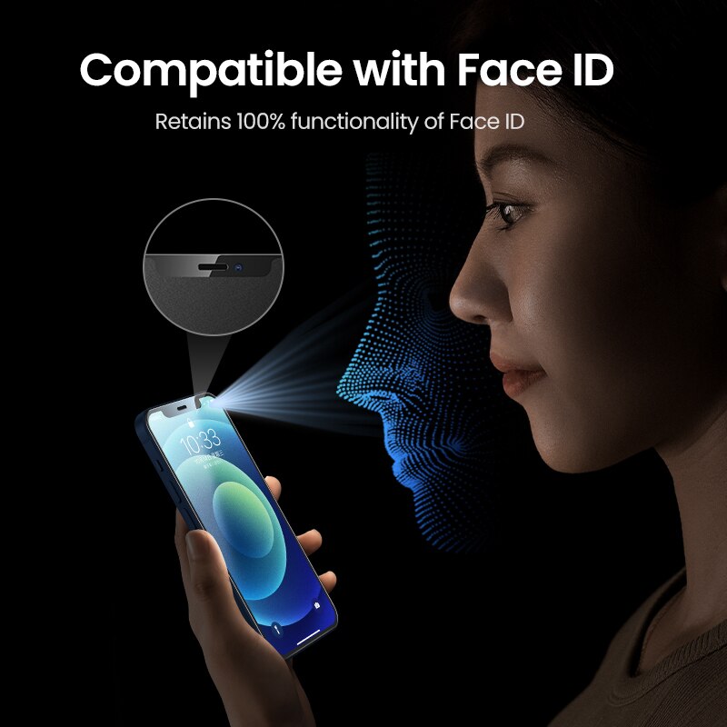 UGREEN Matte Phone Screen Protectors For iPhone 12 Pro Max Full Cover