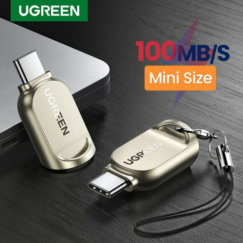 UGREEN USB C Card Reader TF Micro SD Type C 3.1 OTG Memory Card Reader