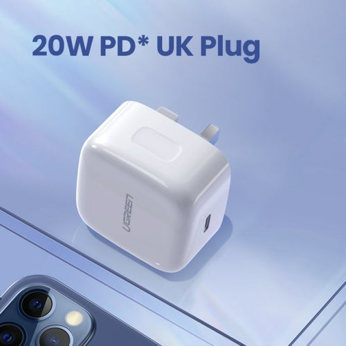 UGREEN USB Type C Charger 20W PD Fast Charger for iPhone 13 12 8 Quick
