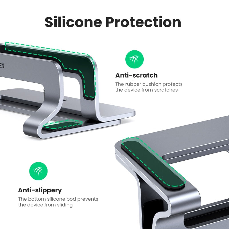 UGREEN Vertical Laptop Stand Holder For MacBook Air Pro Aluminum
