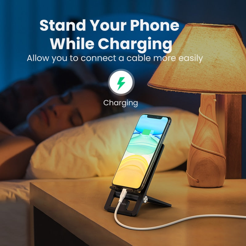 Ugreen Cell Phone Stand for Desk Adjustable Phone Holder Dock for