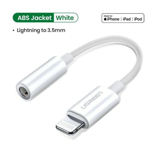 Ugreen MFi Lightning to 3.5mm Jack Headphones Adapter 3.5 AUX Cable