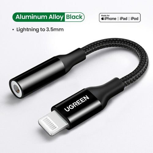 Ugreen MFi Lightning to 3.5mm Jack Headphones Adapter 3.5 AUX Cable
