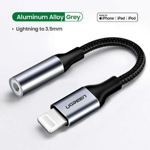 Ugreen MFi Lightning to 3.5mm Jack Headphones Adapter 3.5 AUX Cable