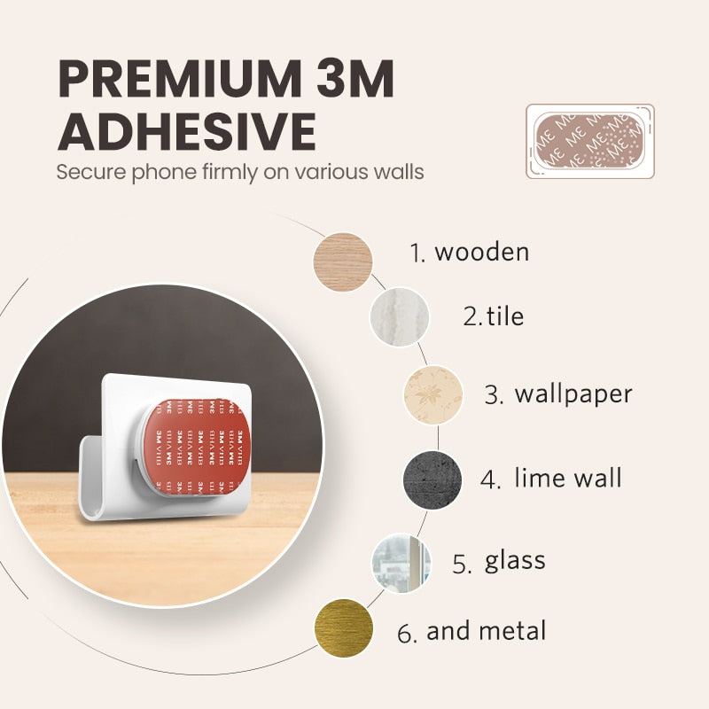 Ugreen Mobile Phone Holder Stand For iPhone 13 12 Wall Mount Holder