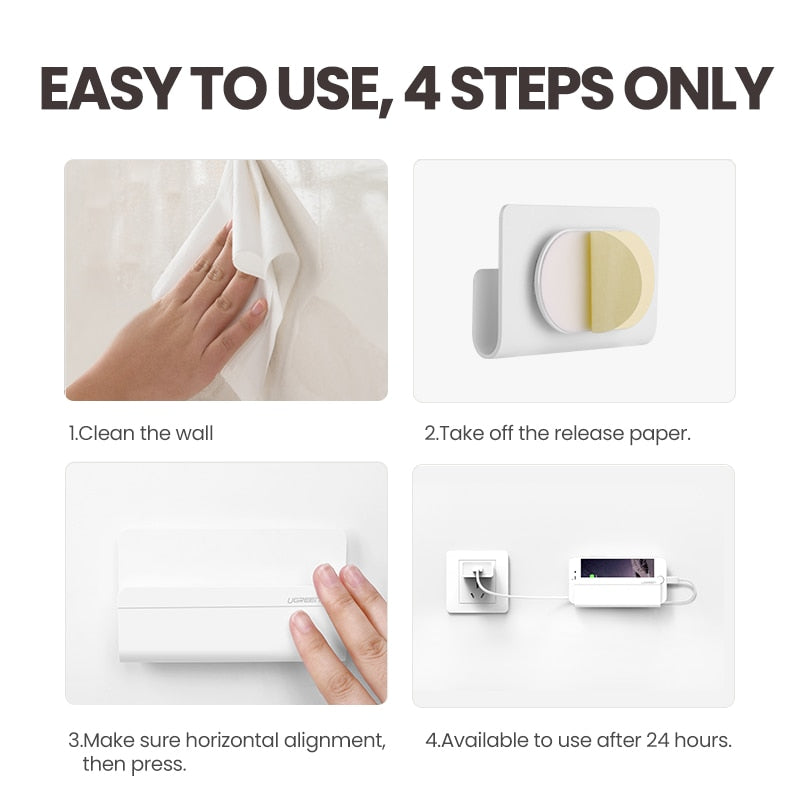 Ugreen Mobile Phone Holder Stand For iPhone 13 12 Wall Mount Holder