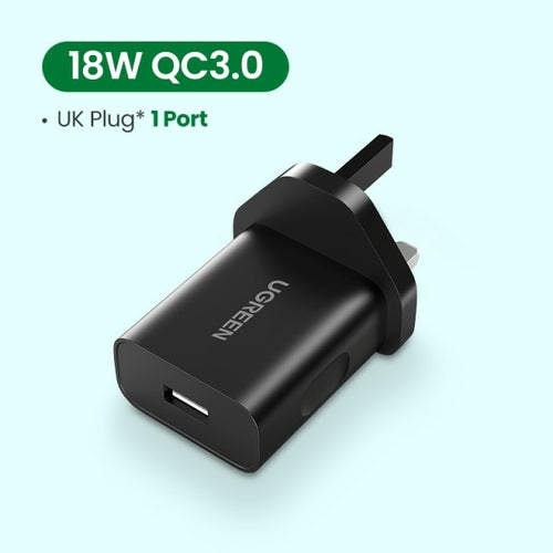 Ugreen USB Quick Charge 3.0 QC 18W USB Charger QC3.0 Fast Wall Charger