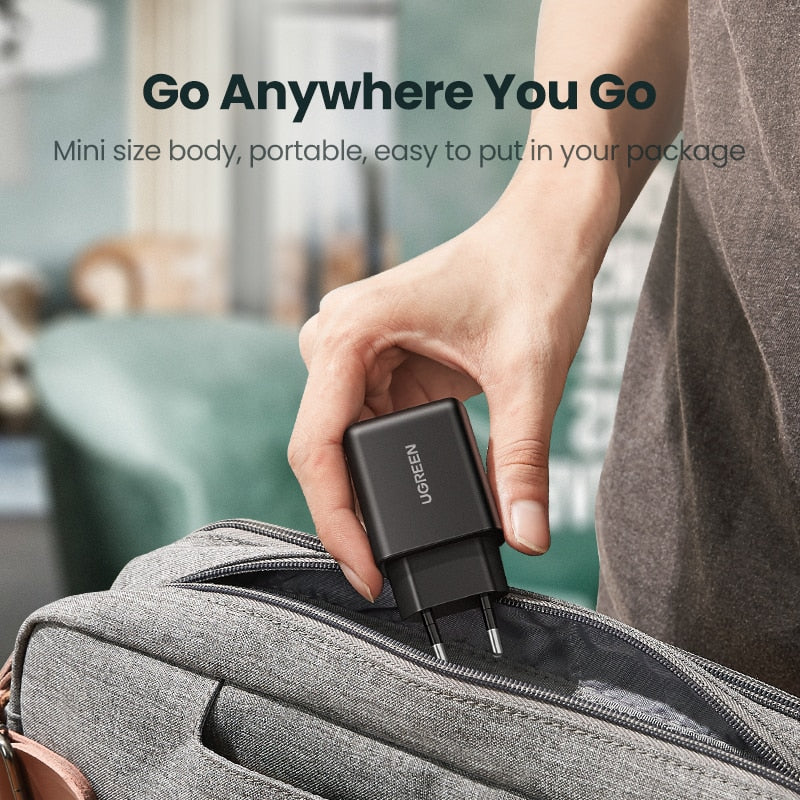 Ugreen USB Quick Charge 3.0 QC 18W USB Charger QC3.0 Fast Wall Charger