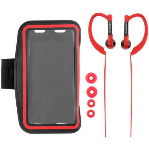 Volkano Haste Series Sport Hook Earphones Red - myhoodmarket