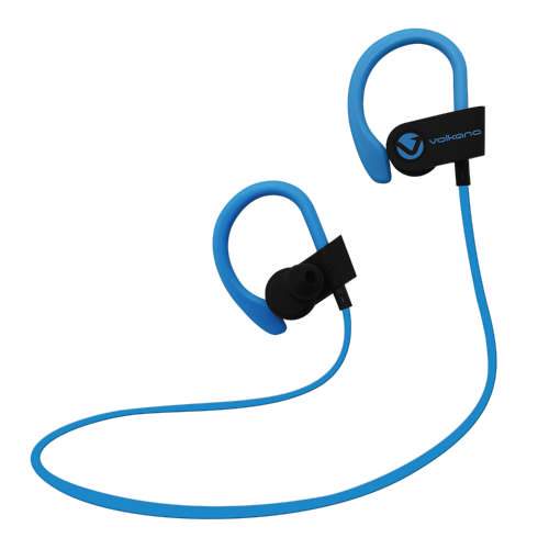 Volkano Sport Earhook Bluetooth Earphones Blue/Black - myhoodmarket