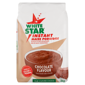 White Star Chocolate Flavour Instant Maize Porridge 2kg
