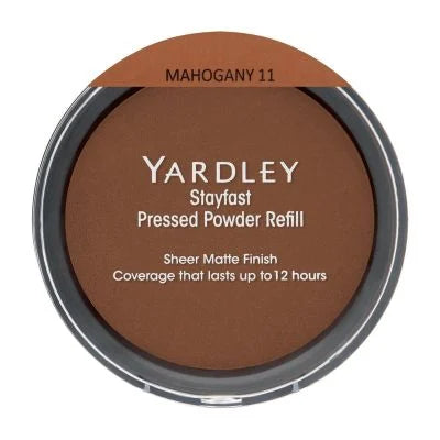 Yardley Stayfast Pressed Powder Refill Mahogany