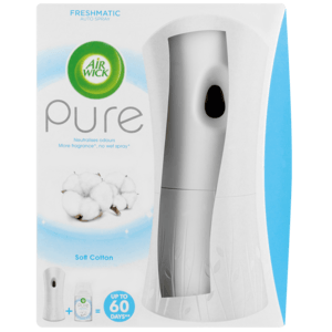Airwick Freshmatic Pure Soft Cotton Automatic Air Freshener 250ml - myhoodmarket