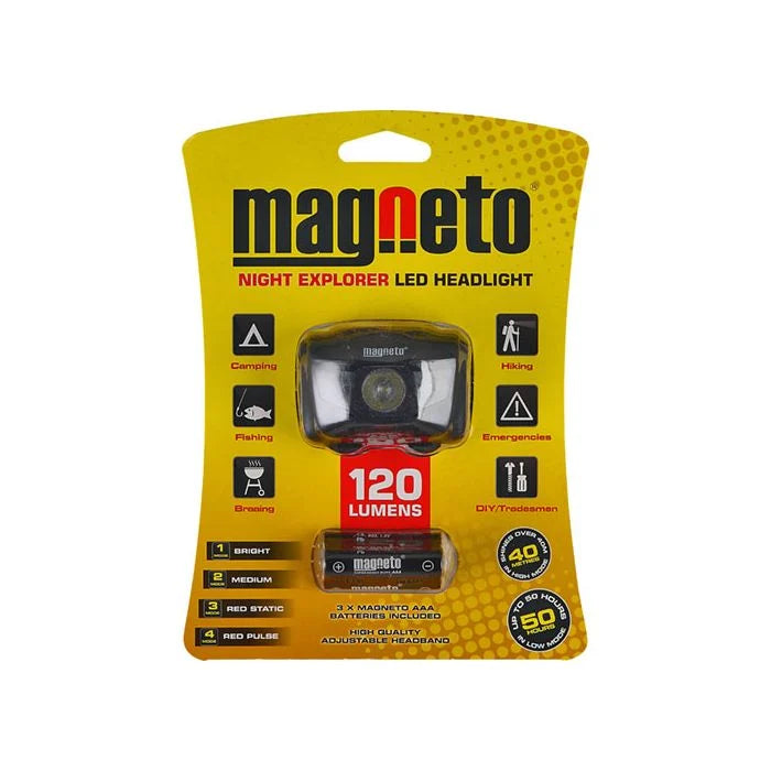 Magneto Night Explorer LED Headlamp DBK226