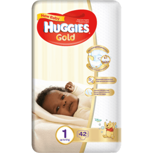 Huggies Size 1 New Baby Diapers 42 Pack