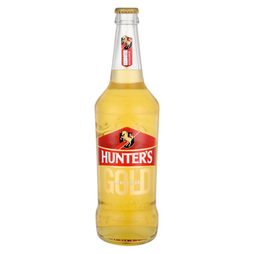 Hunter's Gold Cider Bottle 12 x 660ml