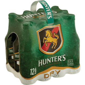 Hunter's Dry Cider Bottles 12 x 330m - myhoodmarket