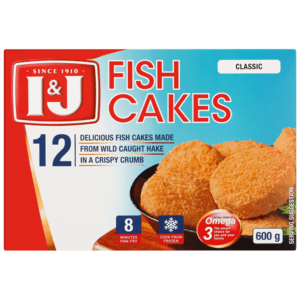 I&J Frozen Fish Cakes 600g - myhoodmarket