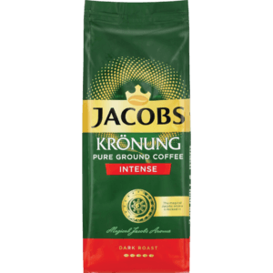 Jacobs Krönung Intense Dark Roast Pure Ground Coffee 250g - myhoodmarket