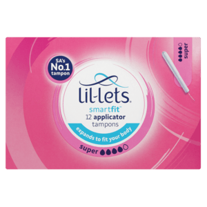 Lil-Lets Applicator Super Tampons 12 Pack - myhoodmarket