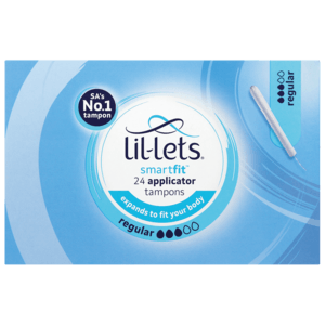 Lil-Lets Smart Fit Regular Applicator Tampons 24 Pack - myhoodmarket
