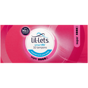 Lil-Lets Smartfit Super Tampons 32 Pack - myhoodmarket