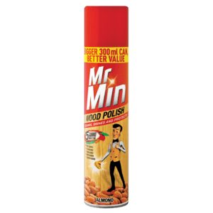 Mr. Min 5 Guard Protection Almond Scented Wood Polish 300ml - myhoodmarket