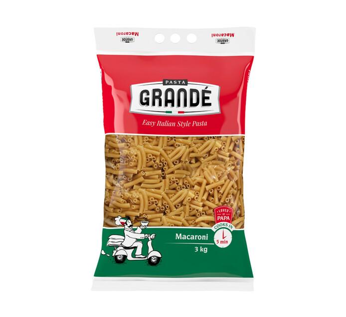 PASTA GRANDE Macaroni (1 x 3kg) - myhoodmarket