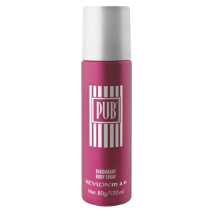 Revlon Man Pub Deodorant Body Spray 120mll - myhoodmarket