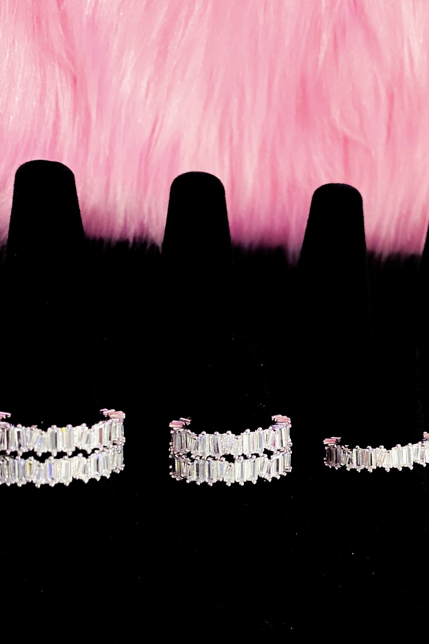 So Icy Diamond Baguette Ring