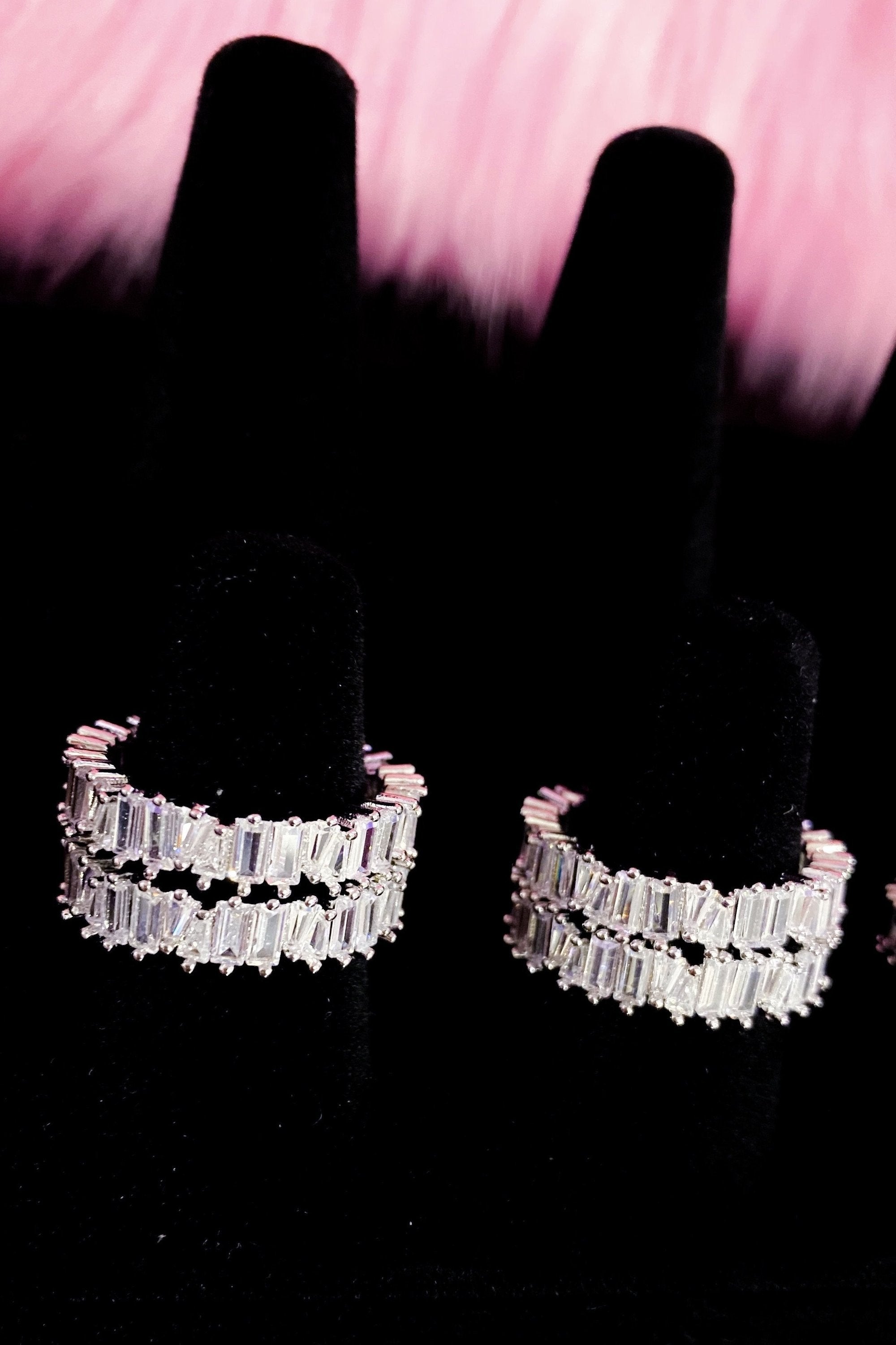 So Icy Diamond Baguette Ring